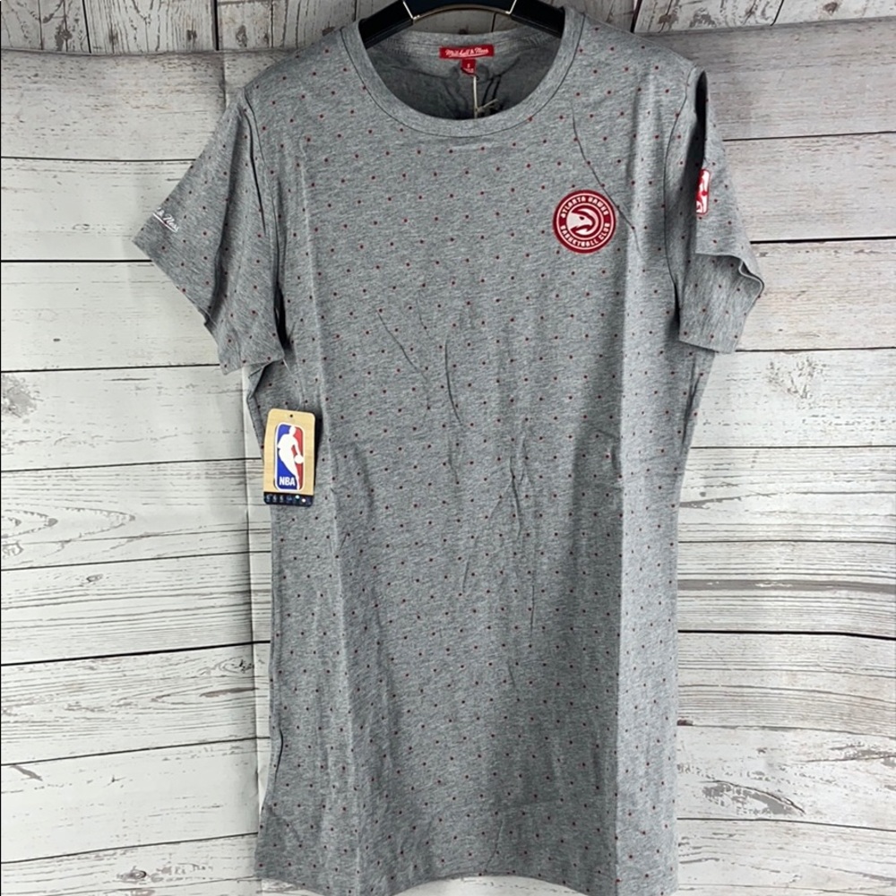 Mitchell and Ness Womens NBA Atlanta Hawks Tshirt Dress